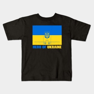 Ghost of Kyiv Hero of Ukraine Kids T-Shirt